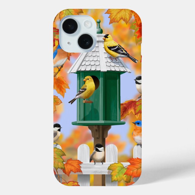 Singvögel im Herbst Case-Mate iPhone Hülle (Rückseite)