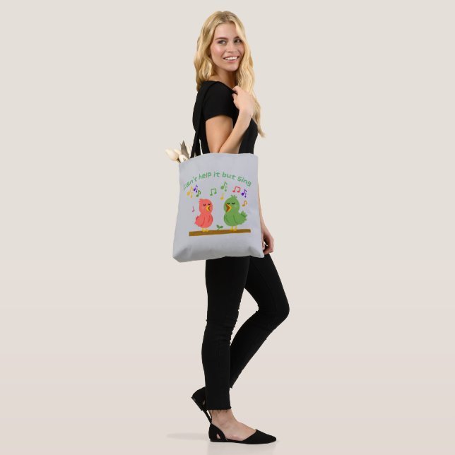 Singvögel Tasche (Am Model)