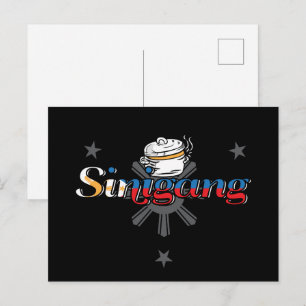 Sinigang Philippines Filipino Food Postkarte