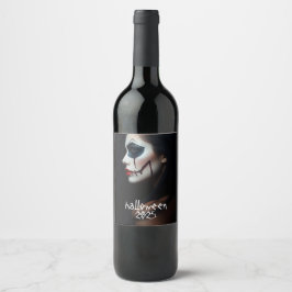 Sinister Sip - Halloween Wine Label von STUDIO 69 Weinetikett