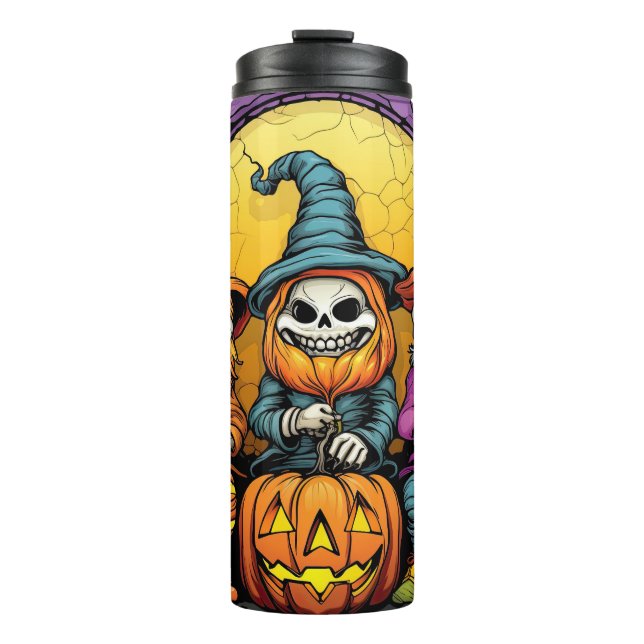 Sinister Skeleton Gnomes Thermosbecher (Vorderseite)