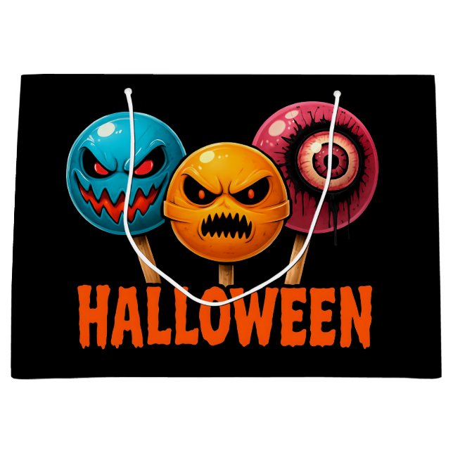 Sinister Süßigkeiten Halloween Große Geschenktüte (Vorderseite)