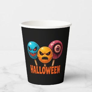 Sinister Süßigkeiten Halloween Pappbecher