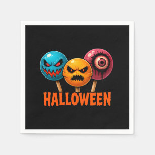 Sinister Süßigkeiten Halloween Serviette