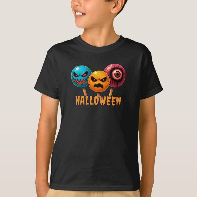 Sinister Süßigkeiten Halloween T-Shirt (Vorderseite)