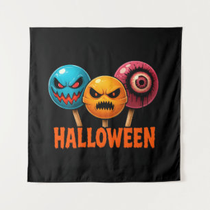 Sinister Süßigkeiten Halloween Wandteppich