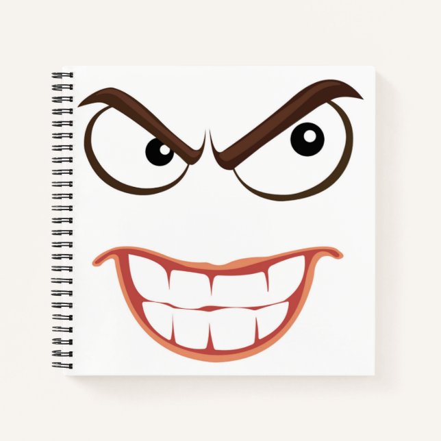 SINISTERGESICHT NOTIZBUCH (Vorderseite)