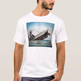 Sinken des titanischen magische Laternen-Dias T-Shirt