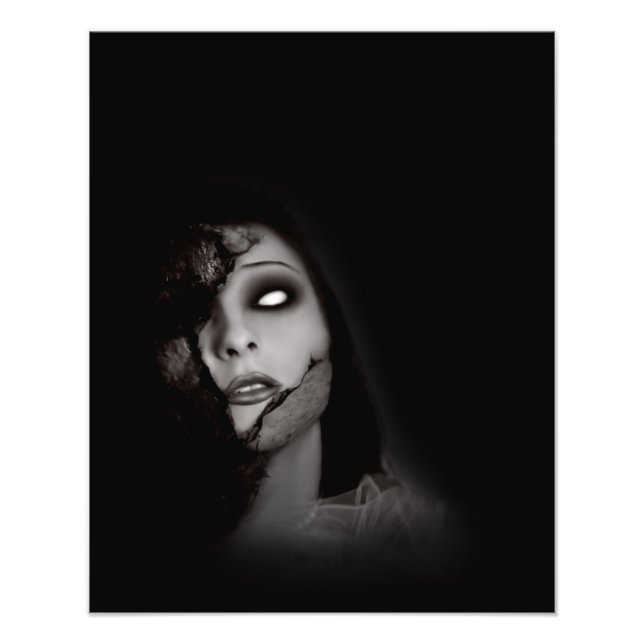 Sinkende Engel fallen Fotodruck (Vorne)