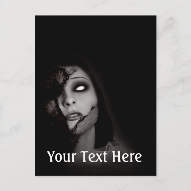 Sinkende Engel fallen Postkarte (Vorderseite)