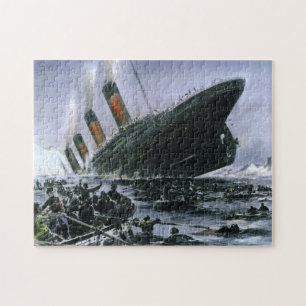 Sinkende RMS Titanic