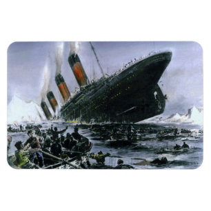Sinkender Effektivwert titanisch Magnet