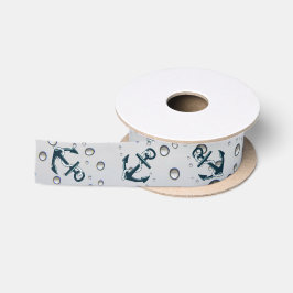Sinkender Seeanker Satinband