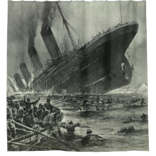 Sinking RMS Titanic Duschvorhang