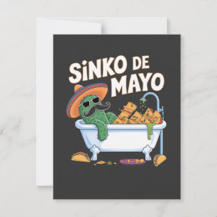 Sinko de Mayo Cinco De Mayo Cactus Funny Dankeskarte