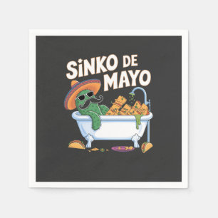 Sinko de Mayo Cinco De Mayo Cactus Funny Serviette