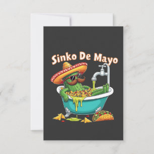 Sinko de Mayo"Funny Cinco de Mayo Cactus Dankeskarte