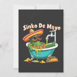 Sinko de Mayo"Funny Cinco de Mayo Cactus Einladung