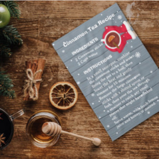 Sinnamon Tea Rezept Weihnachtsküche Handtuch