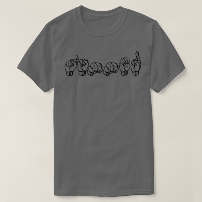 Sinner in ASL T-Shirt (Design vorne)