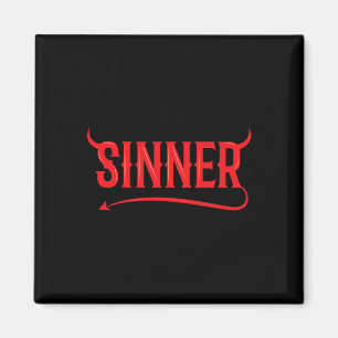 Sinner Outfit Matching Kleidung Couple Geschenke S Magnet