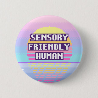 Sinnesfreundlicher menschlicher neurodivergenter P Button