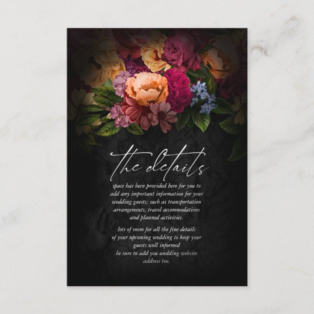 Sinnliche Nächte Blumenzehen Details ID829 Begleitkarte (Vorderseite)