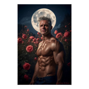Sinnlichkeit, im Mondlicht geformt Poster