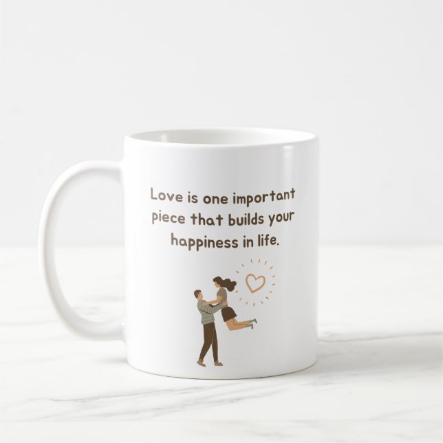 Sinnvolle Liebe Süß Kaffeetasse (Links)
