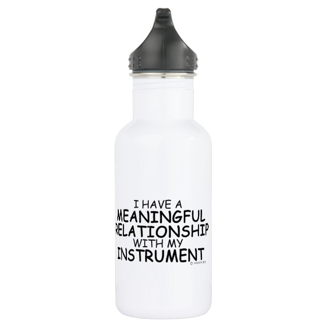 Sinnvolles Beziehungsinstrument Edelstahlflasche (Rechts)