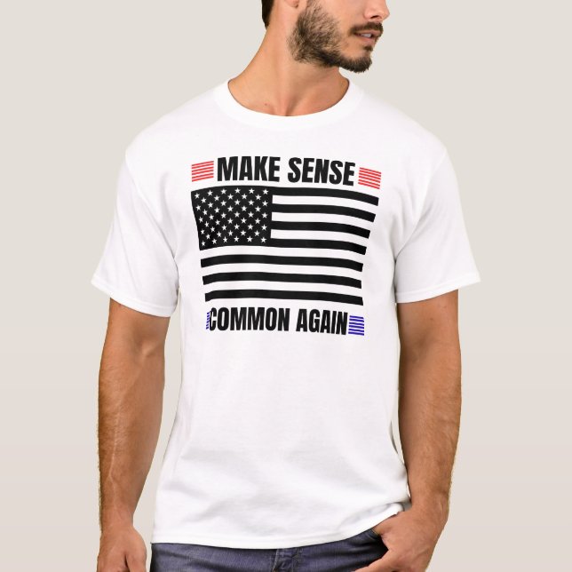 Sinnvolles Retro-T - Shirt-Design T-Shirt (Vorderseite)