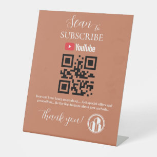 S'inscrire Code QR Panneau   YouTube   Agent immob