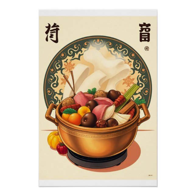 Sinseollo Joseon Retro Art Poster (Vorderseite)