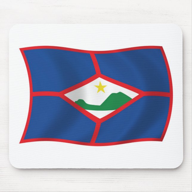 Sint Eustatius Flag Mousepad (Vorne)