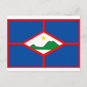 Sint Eustatius Flag Postkarte