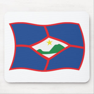 Sint-Eustatius-Flagge-Mauspad Mousepad