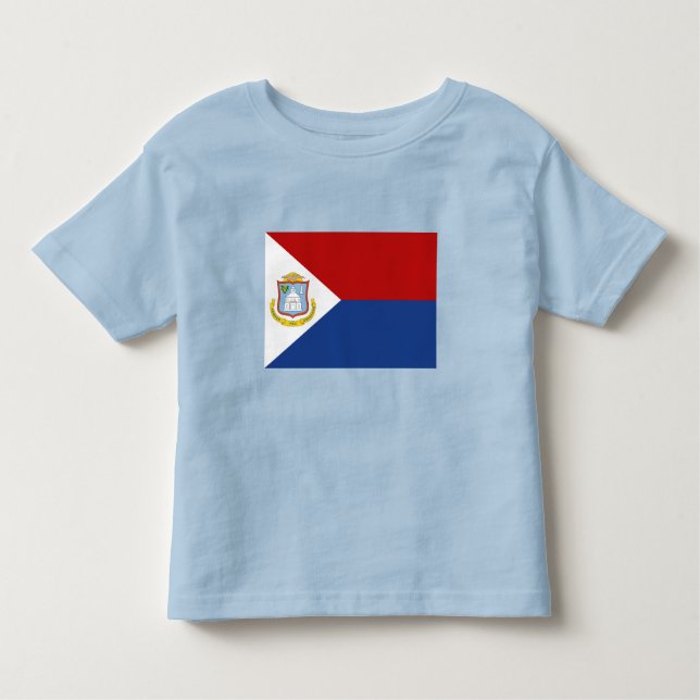 Sint Maarten Flag Kleinkind T-shirt (Vorderseite)