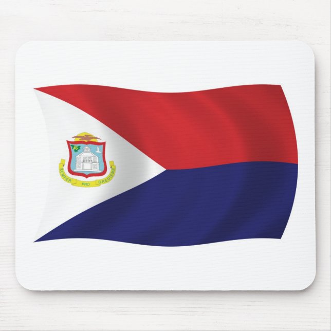 Sint Maarten Flag Mauspad (Vorne)
