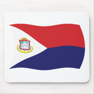 Sint Maarten Flag Mousepad