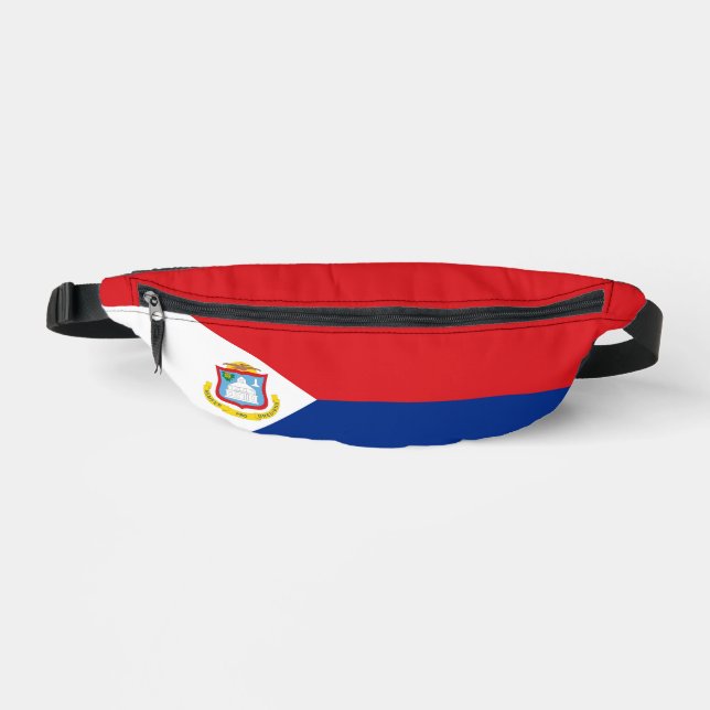 Sint Maarten Flagge Bauchtasche (Vorderseite)