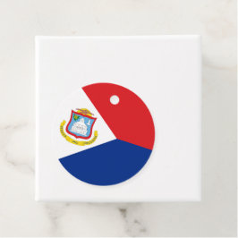 Sint Maarten Flagge Geschenkanhänger