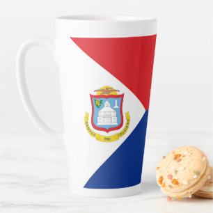 Sint Maarten Flagge Milchtasse