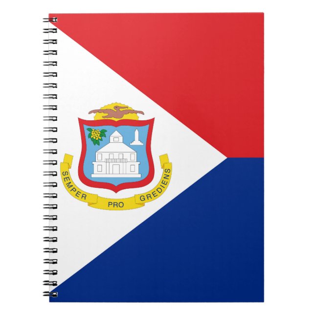 Sint Maarten Flagge Notizblock (Vorderseite)