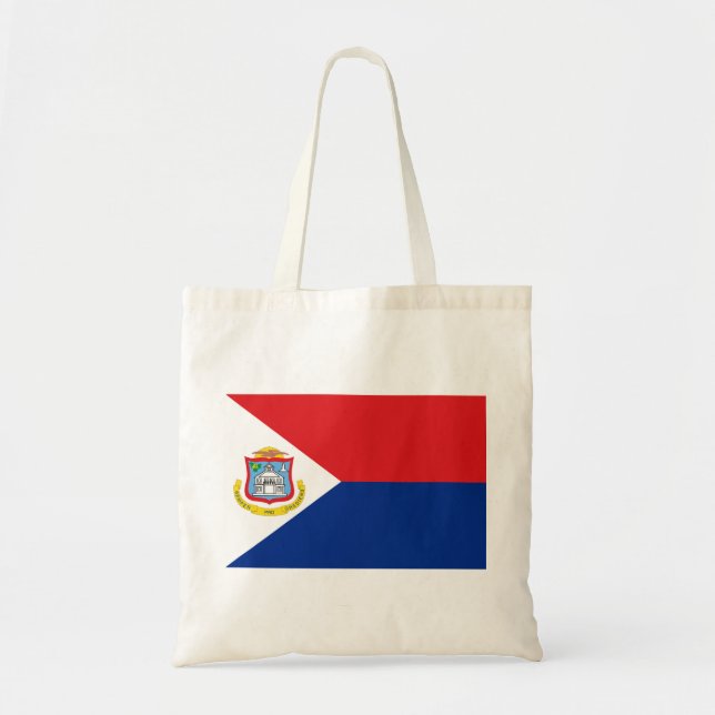 Sint Maarten Flagge Tragetasche (Vorne)