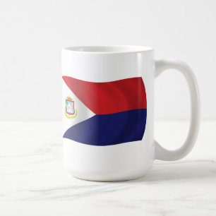 Sint-Maarten-Flaggen-Tasse Kaffeetasse