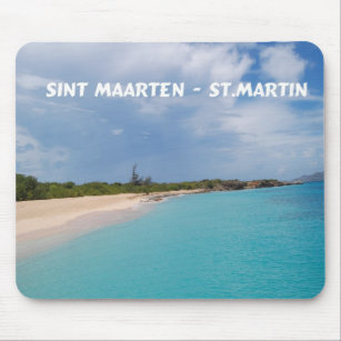 Sint Maarten - St. Martin Beach Scene Mousepad