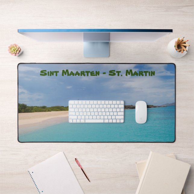 Sint Maarten - St. Martin Foto Collage Schreibtischunterlage (Büro 1)