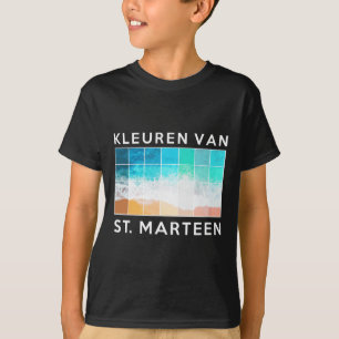 Sint Marteen Dutch Islands Beach Colors T Shirt