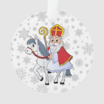 Sinterklaas et son ornement du cheval blanc
