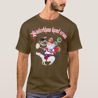 Sinterklaas kommt niederländisches Originalgeschen T-Shirt